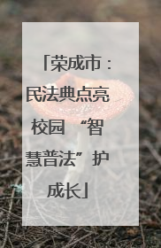 荣成市：民法典点亮校园 “智慧普法”护成长