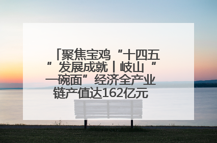 聚焦宝鸡“十四五”发展成就丨岐山“一碗面”经济全产业链产值达162亿元 入选全国典型县