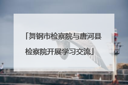 舞钢市检察院与唐河县检察院开展学习交流