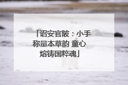 诏安官陂：小手称量本草韵 童心熔铸国粹魂