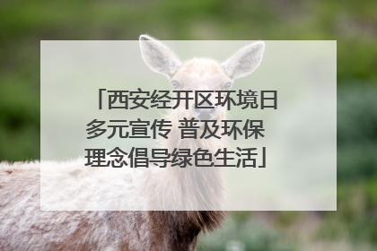 西安经开区环境日多元宣传 普及环保理念倡导绿色生活
