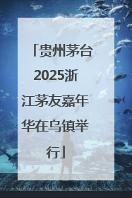贵州茅台2025浙江茅友嘉年华在乌镇举行