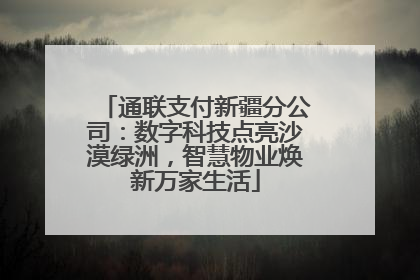 通联支付新疆分公司：数字科技点亮沙漠绿洲，智慧物业焕新万家生活