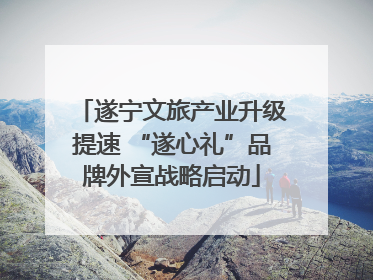 遂宁文旅产业升级提速 “遂心礼”品牌外宣战略启动