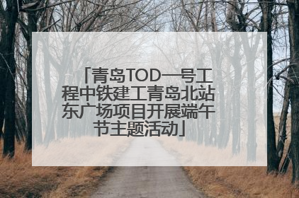 青岛TOD一号工程中铁建工青岛北站东广场项目开展端午节主题活动