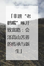 非遗“老鹳嘴”啄开致富路：会泽高山苦荞的传承与新生