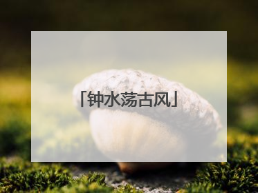 钟水荡古风