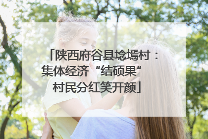 陕西府谷县埝墕村：集体经济“结硕果” 村民分红笑开颜