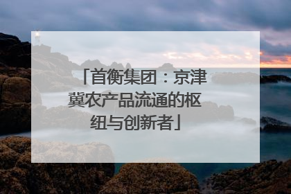 首衡集团：京津冀农产品流通的枢纽与创新者