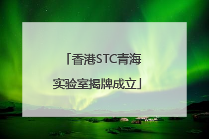 香港STC青海实验室揭牌成立