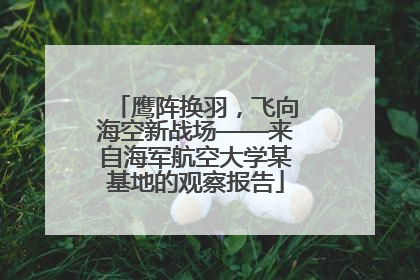 鹰阵换羽，飞向海空新战场——来自海军航空大学某基地的观察报告