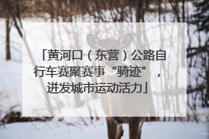 黄河口（东营）公路自行车赛聚赛事“骑迹”，迸发城市运动活力