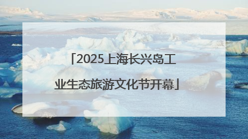 2025上海长兴岛工业生态旅游文化节开幕