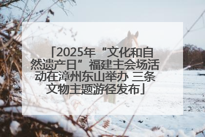 2025年“文化和自然遗产日”福建主会场活动在漳州东山举办 三条文物主题游径发布