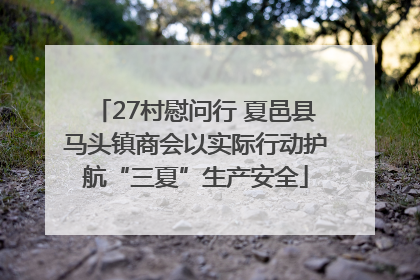 27村慰问行 夏邑县马头镇商会以实际行动护航“三夏”生产安全